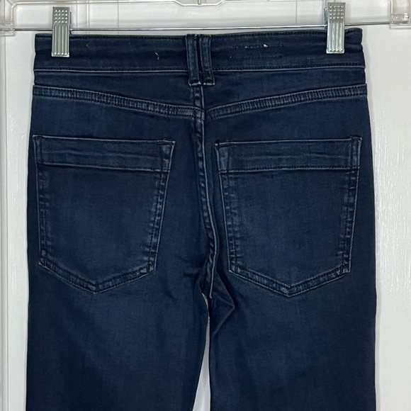 Anthropologie Pilcro Dark Wash Mid Rise Slim Bootcut Jeans Size 23 New Boho - Picture 9 of 16